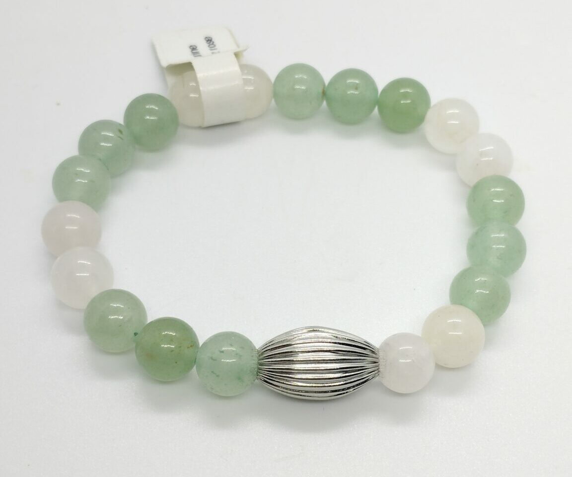 Aventurine et Quartz rose
